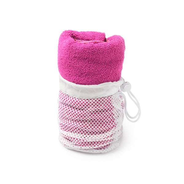 Kelsey - Toalla absorbente realizada en microfibra 185 g/m² - Fucsia