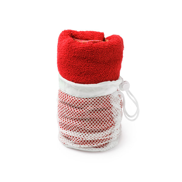 Kelsey - Toalla absorbente realizada en microfibra 185 g/m² - Rojo