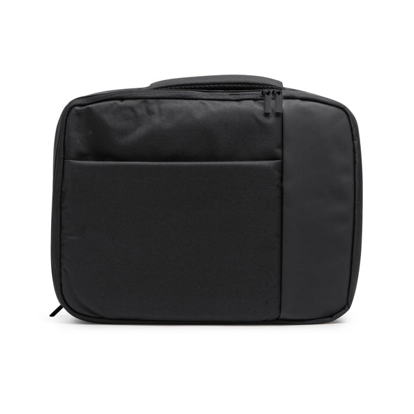 Warka - Mochila ejecutiva de viaje realizada en poliéster 300D - Negro
