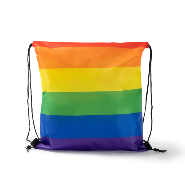 Bremen - Mochila de cordones con acabado multicolor realizada en poliéster 210D - Multi Color