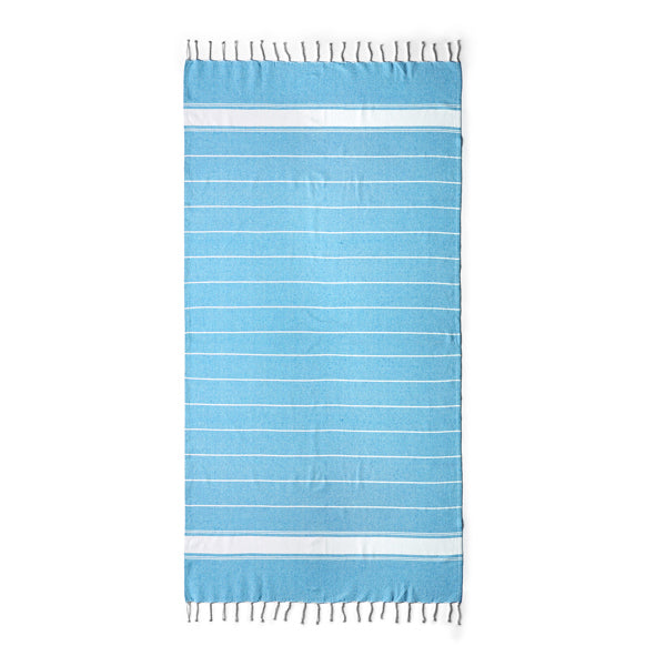 Denia - Pareo de algodón 180 g/m² - Turquesa
