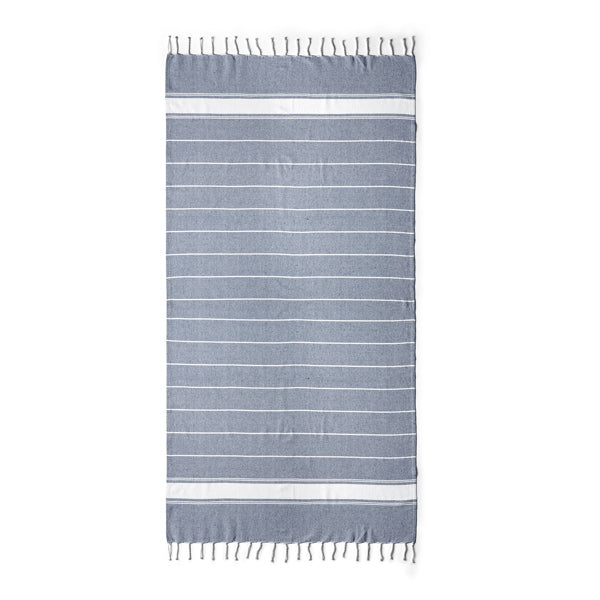 Denia - Pareo de algodón 180 g/m² - Marino