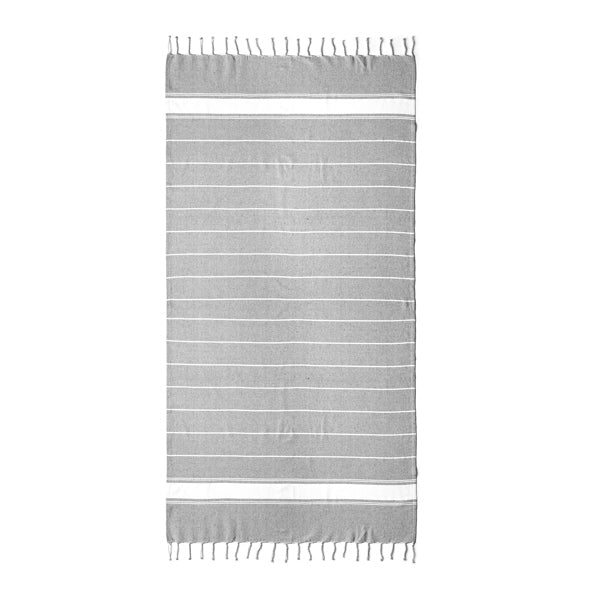 Denia - Pareo de algodón 180 g/m² - Gris Vigore