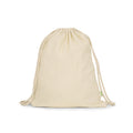 Muna - Mochila de cordones 100% de algodón orgánico - Crudo