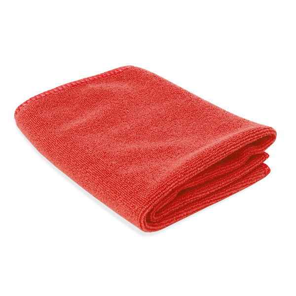 Bay - Toalla de mano realizada en absorbente microfibra de 345 g/m² - Rojo