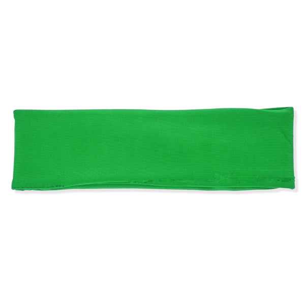 Olympia - Cinta elástica deportiva para la cabeza realizada en suave microfibra - Verde Helecho