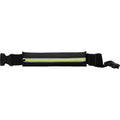 Marathon - Cinturón deportivo multiusos de tejido elástico impermeable - Negro/ Amarillo Fluor