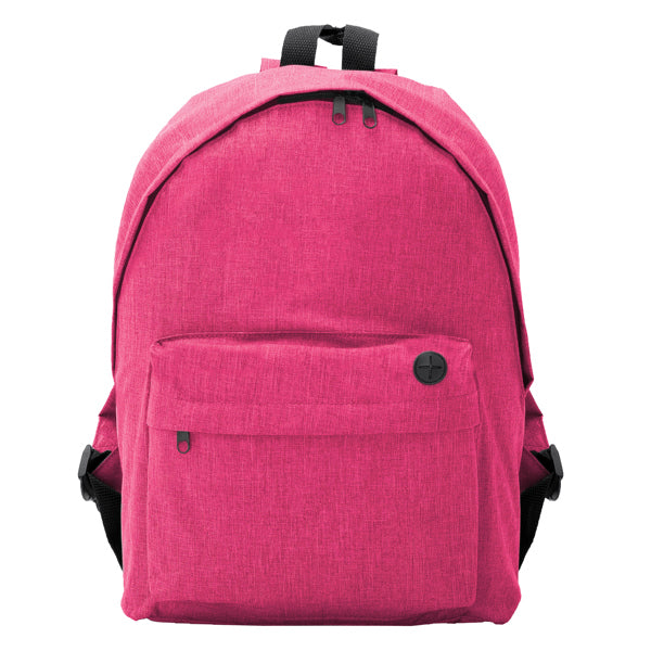 Teros - Mochila clásica de poliéster 300D con acabado jaspeado - Roseton Vigore
