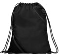 Cuanca - Mochila multiusos con cordones de ajuste y ojales metálicos - Negro