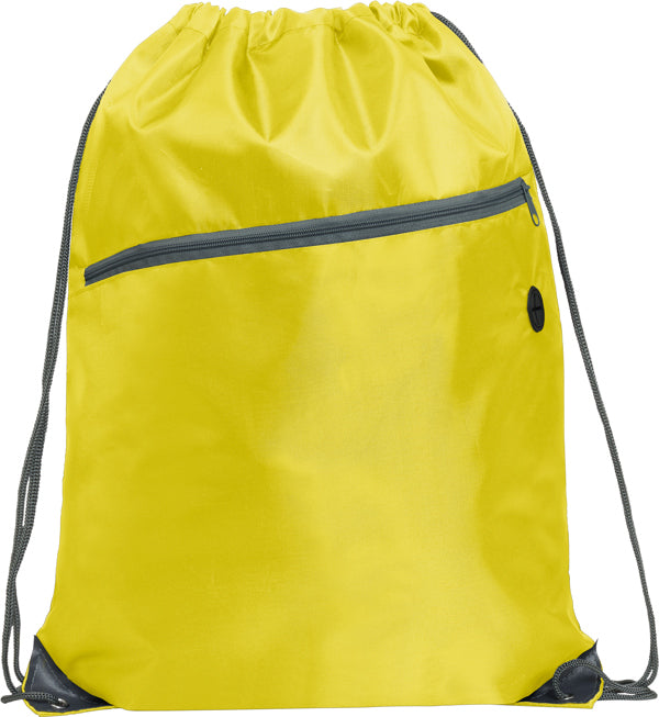 Ninfa - Mochila multiusos con cordones de ajuste a la espalda - Amarillo