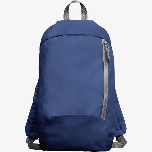 Sison - Mochila pequeña con asas ajustables elaborada en poliéster - Marino