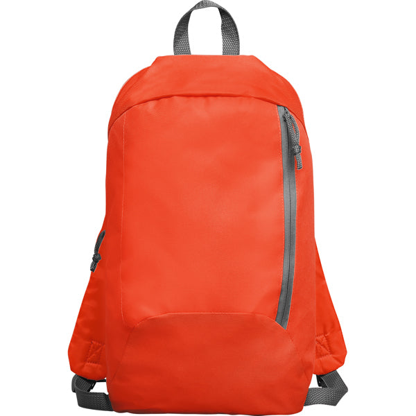 Sison - Mochila pequeña con asas ajustables elaborada en poliéster - Rojo