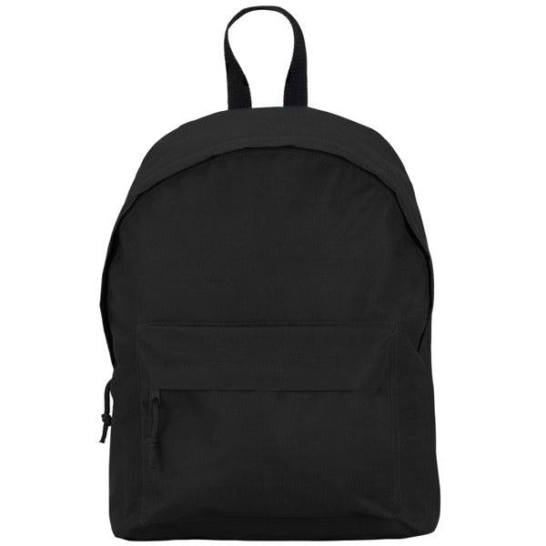 Tucan - Mochila básica elaborada en poliéster 600D, tejido resistente - Negro