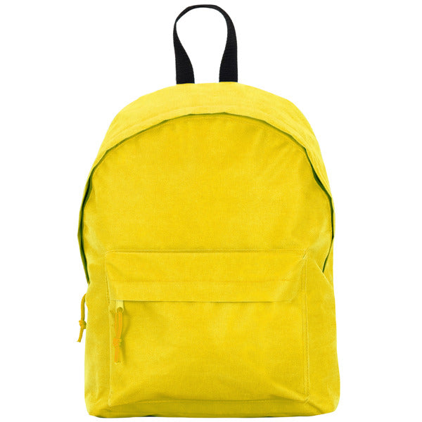 Tucan - Mochila básica elaborada en poliéster 600D, tejido resistente - Amarillo
