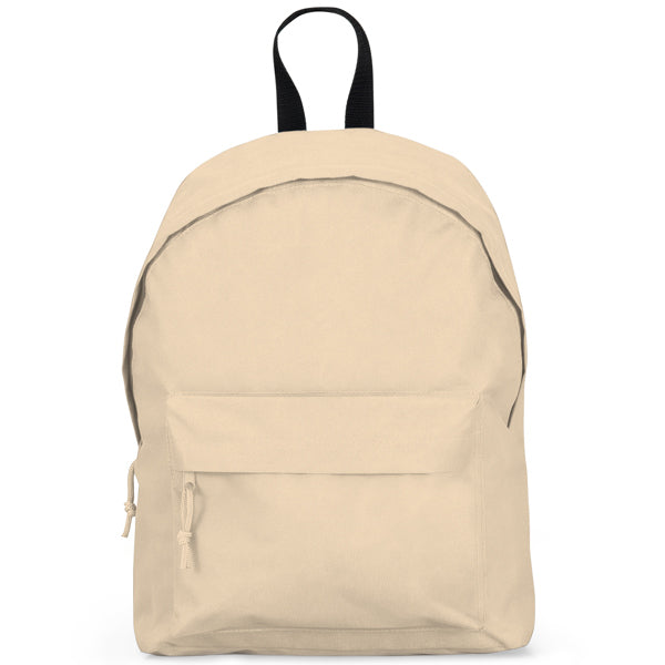 Tucan - Mochila básica elaborada en poliéster 600D, tejido resistente - Beige
