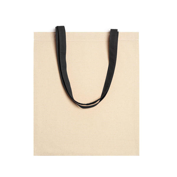 Niza - Bolsa 100% de algodón 105 g/m² - Negro