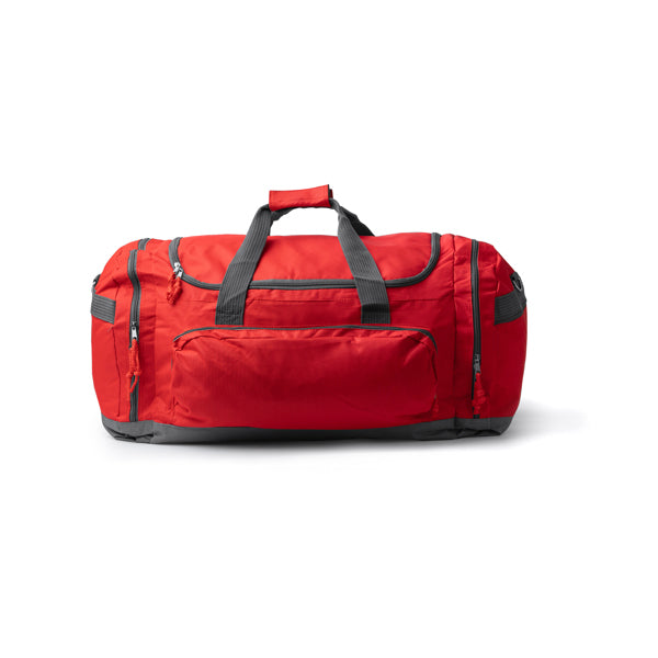 Novak - Bolso multifunción de poliéster 600D de gran capacidad - Rojo