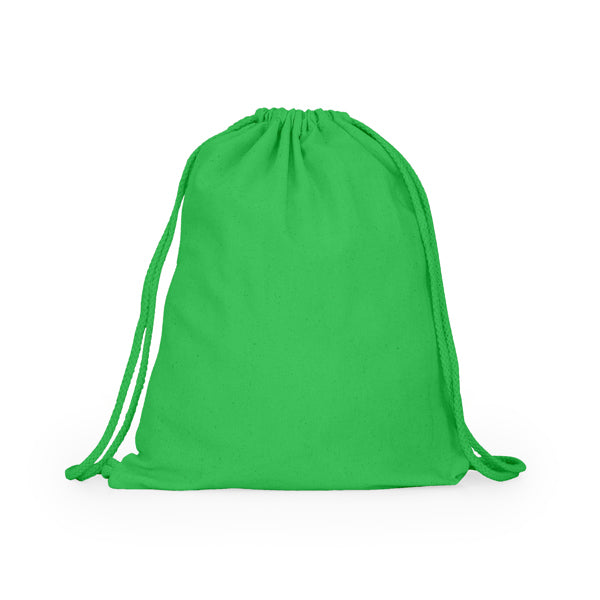 Adare - Mochila 100% de algodón de 105 g/m² con cordones a juego - Verde Helecho