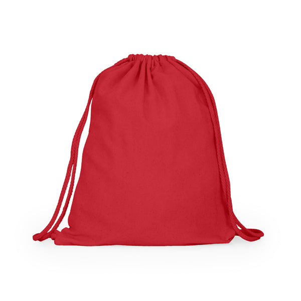 Adare - Mochila 100% de algodón de 105 g/m² con cordones a juego - Rojo
