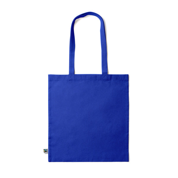 Kimex - Bolsa 100% algodón Fairtrade de 180 g/m² a color - Royal