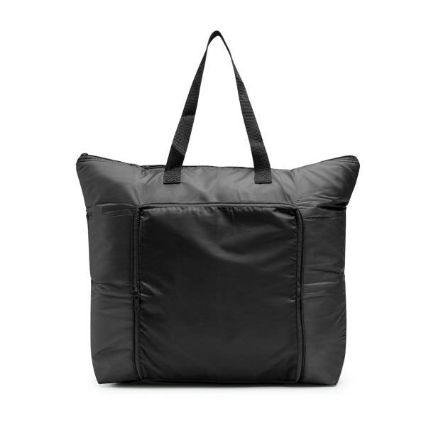 Lubin - Bolsa nevera plegable de poliéster 190T - Negro