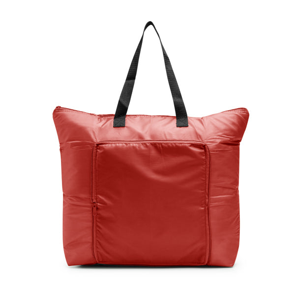 Lubin - Bolsa nevera plegable de poliéster 190T - Rojo