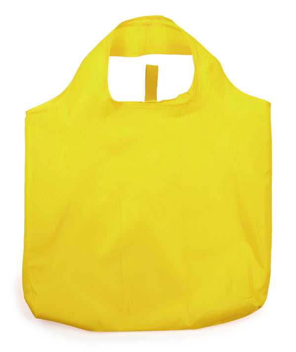 Toco - Bolsa de la compra plegable en suave poliéster 190T en acabado cosido - Amarillo