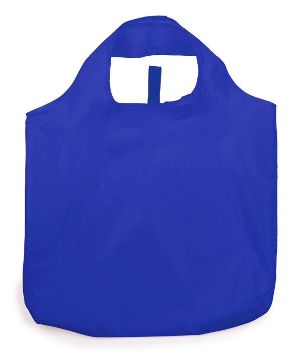 Toco - Bolsa de la compra plegable en suave poliéster 190T en acabado cosido - Royal
