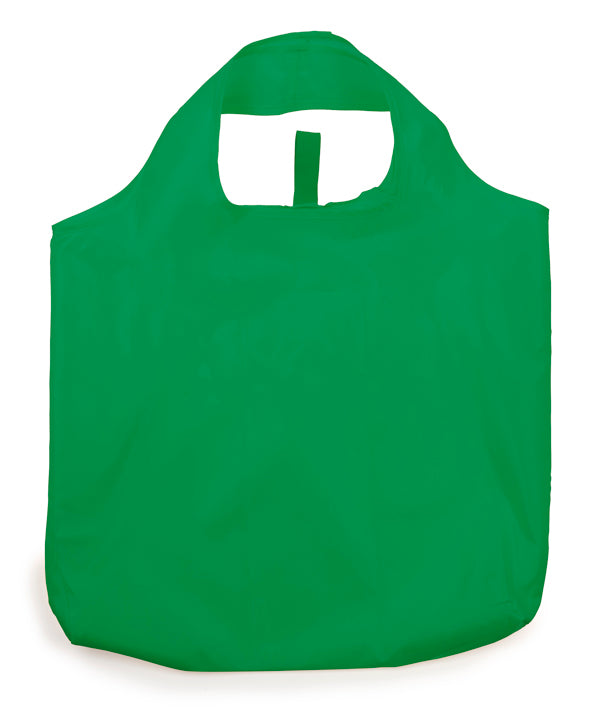 Toco - Bolsa de la compra plegable en suave poliéster 190T en acabado cosido - Verde Helecho