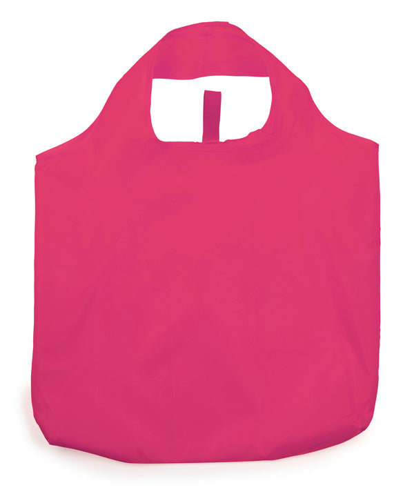 Toco - Bolsa de la compra plegable en suave poliéster 190T en acabado cosido - Fucsia