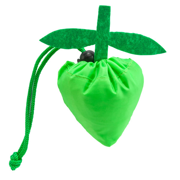 Focha - Bolsa de la compra elaborada en suave poliéster 190T - Manzana