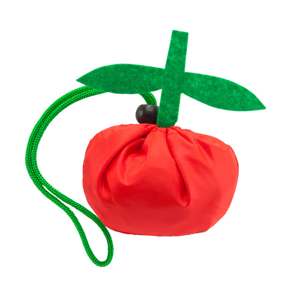 Focha - Bolsa de la compra elaborada en suave poliéster 190T - Tomate