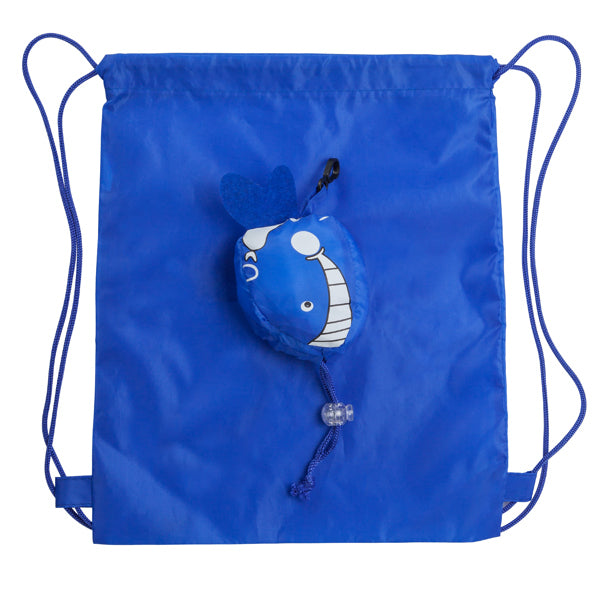 Elanio - Mochila plegable infantil realizada en suave poliéster 190T - Pez