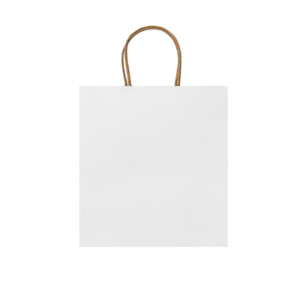 Haya - Bolsa de papel en acabado natural 110 g/m² - Blanco