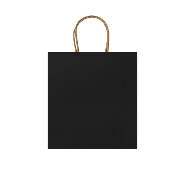 Haya - Bolsa de papel en acabado natural 110 g/m² - Negro