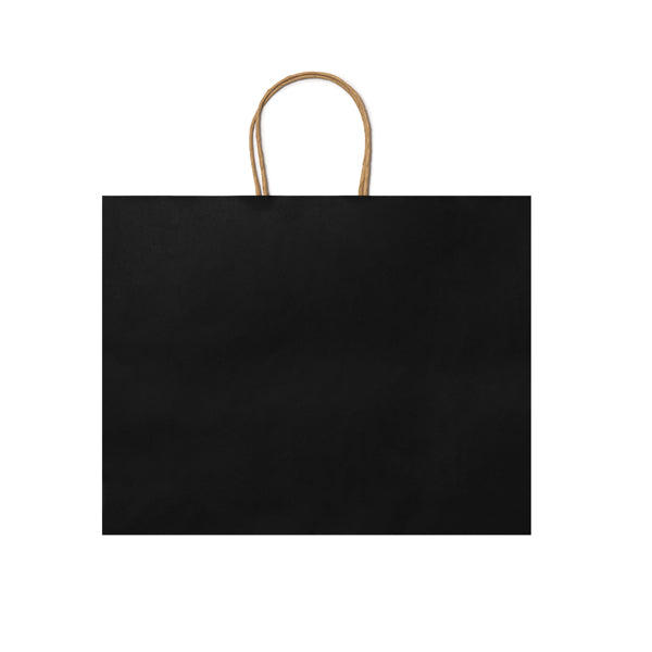 Maple - Bolsa de papel en acabado natural 110 g/m² - Negro