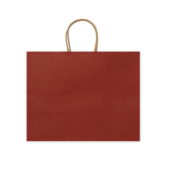 Maple - Bolsa de papel en acabado natural 110 g/m² - Rojo