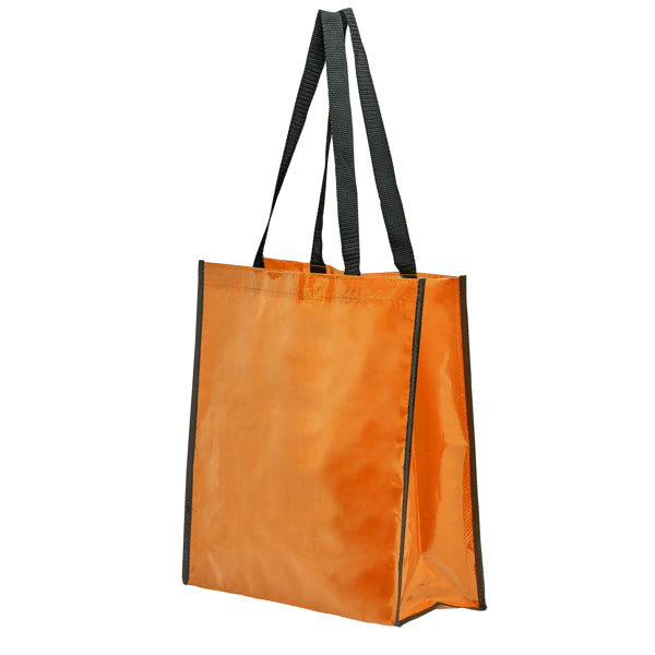 Coast - Bolsa reutilizable de acabado laminado brillante - Naranja