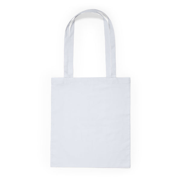 Mountain - Bolsa fabricada en tejido de algodón de 140 g/m² - Blanco