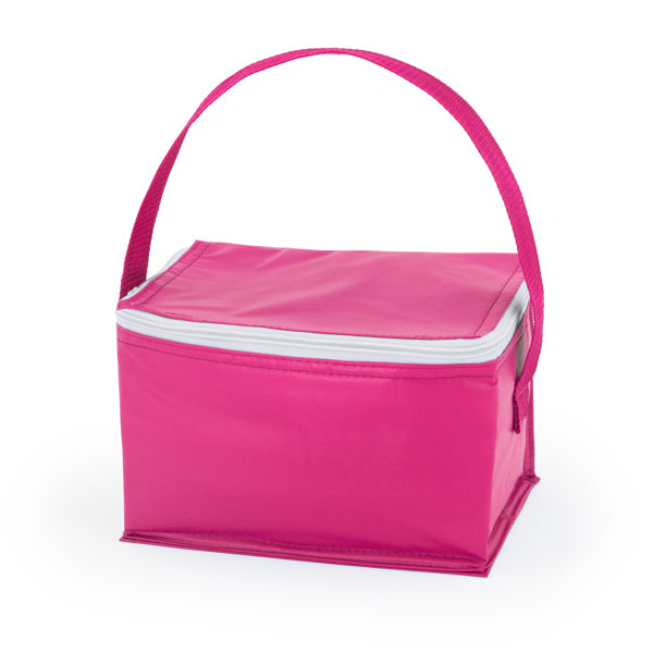 Tibu - Nevera con interior isotérmico de aluminio para 6 latas - Fucsia
