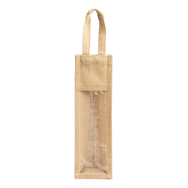 Nimba - Bolsa de yute laminado con ventana - Crudo