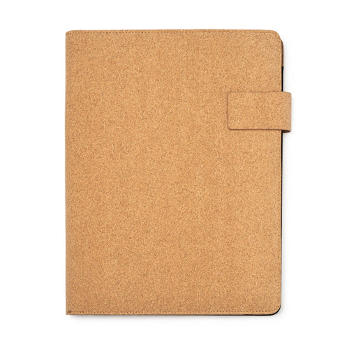 Balok - Carpeta A4 multiusos de corcho con cierre magnético - Crudo