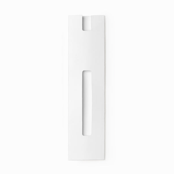 Burton - Funda de cartón con ventana para bolígrafo - Blanco
