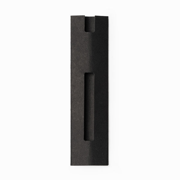 Burton - Funda de cartón con ventana para bolígrafo - Negro