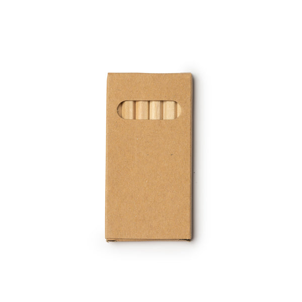 Amazonia - Set de 6 lápices de madera en caja de cartón - Crudo