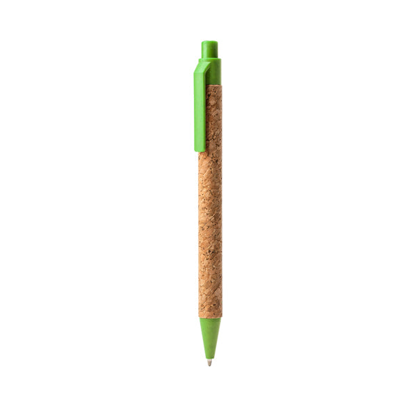 Comper - Bolígrafo línea nature con cuerpo de corcho - Verde Oasis