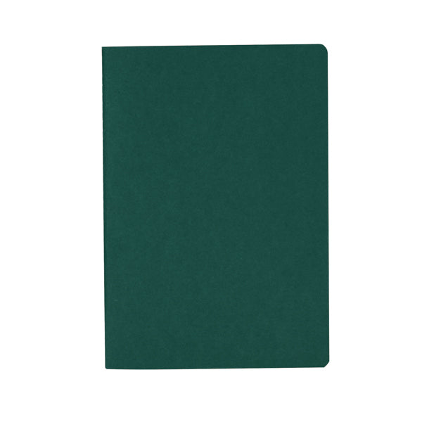 Danica - Libreta A5 con tapas elaboradas en cartón reciclado y 60 hojas de rayas - Verde