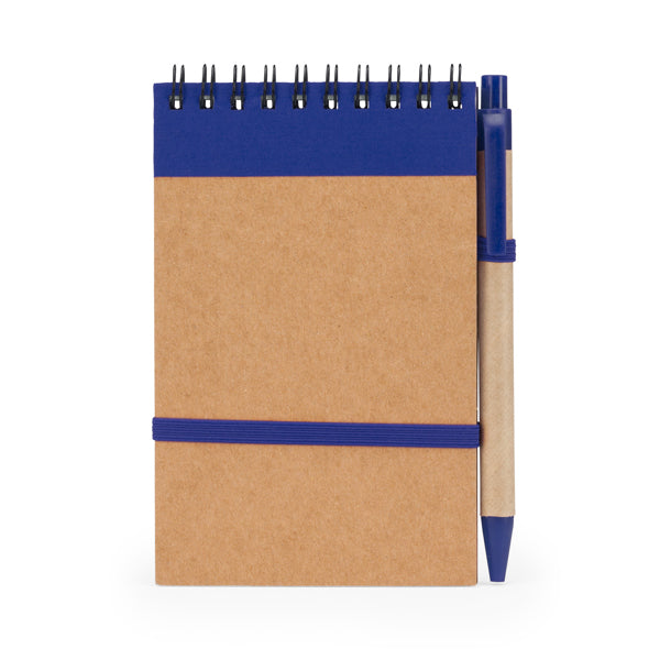 Lien - Libreta con espiral y tapa rígida de cartón reciclado - Royal