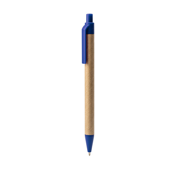 Alder - Bolígrafo con cuerpo de cartón reciclado y PLA - Royal