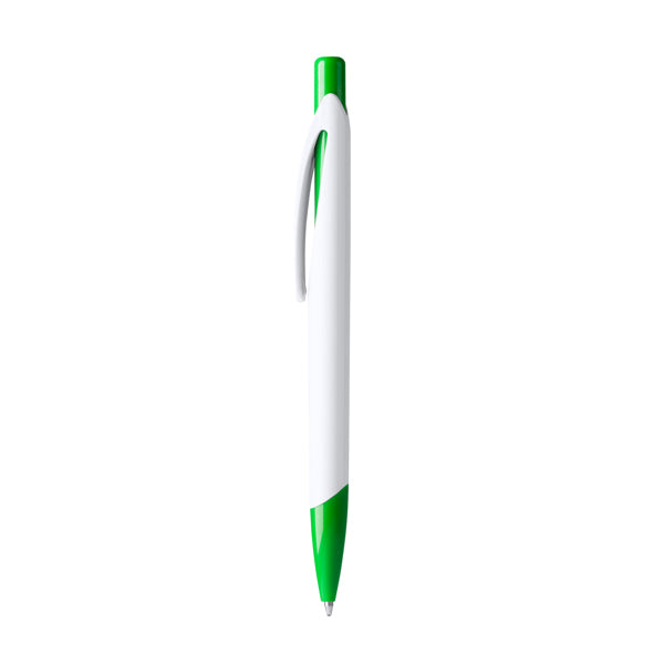 Citix - Bolígrafo promocional con pulsador y punta a juego en acabado bicolor - Verde Helecho